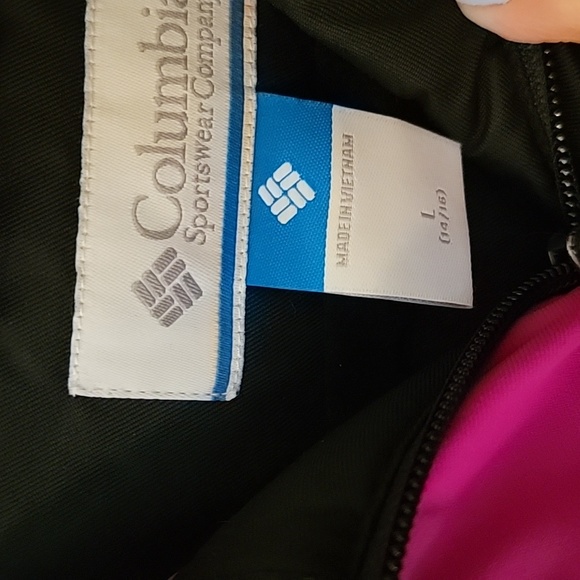 Columbia NWT Large Youth (14/16) Crash Out Jacket Pink and Black - Picture 6 of 6